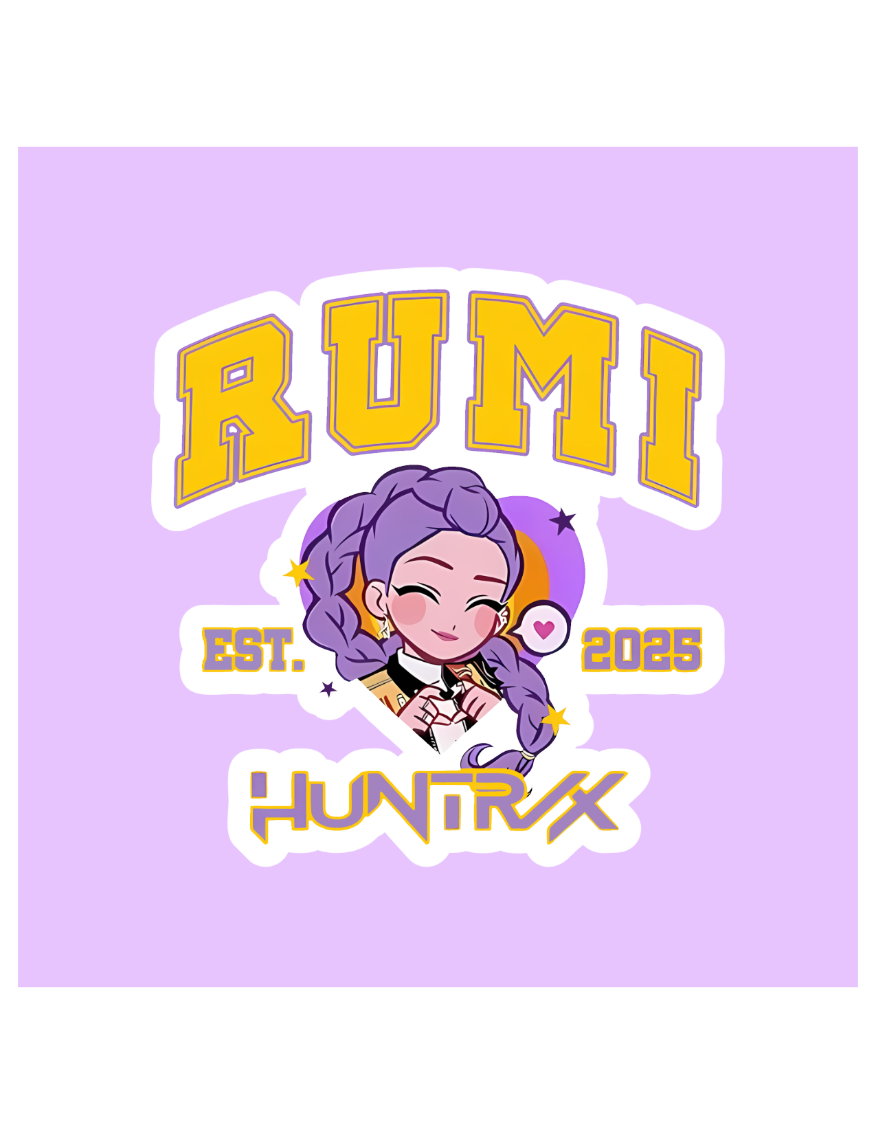 Rumi Huntrix KPop inspired Sticker