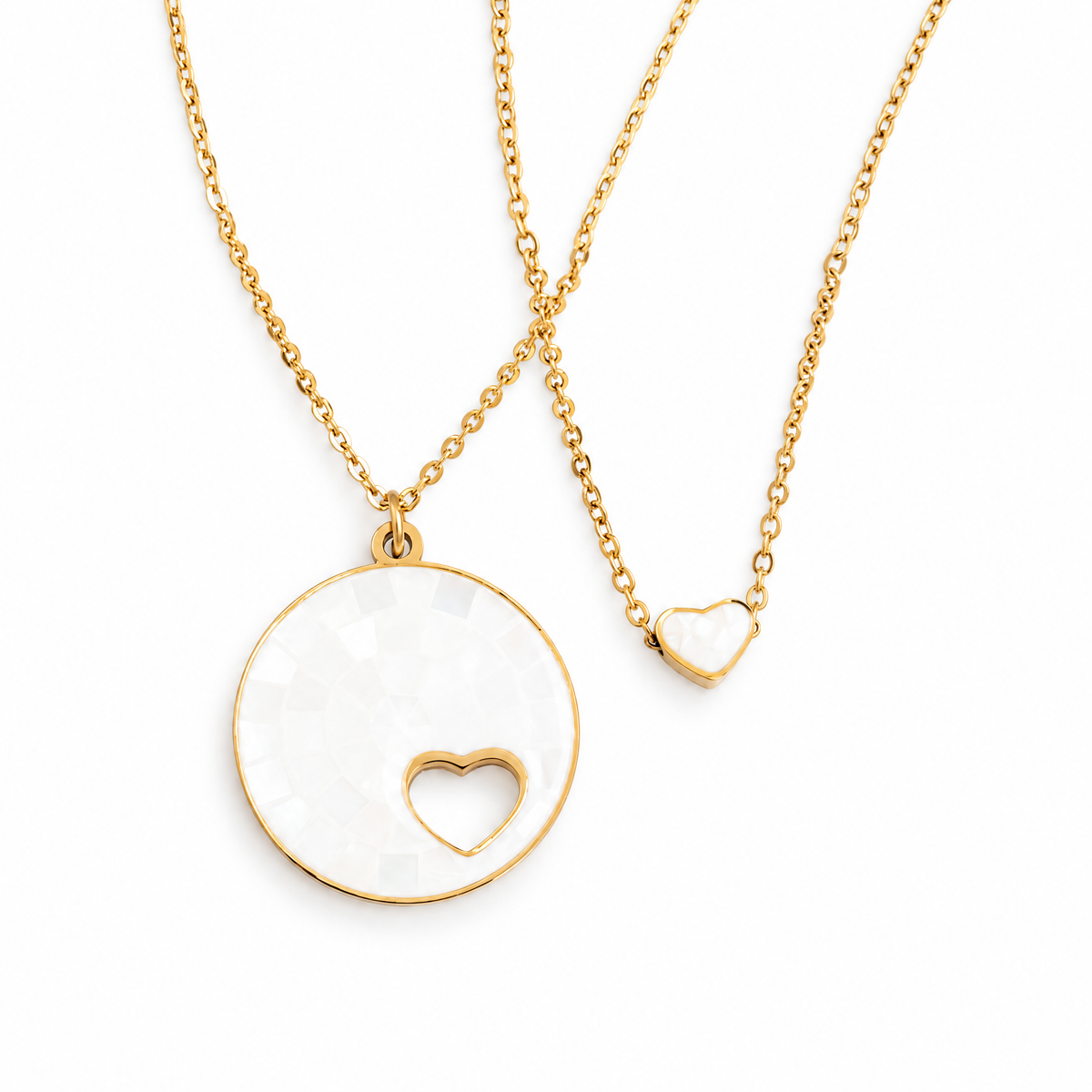 Journey Together Necklace Set in Mother of Pearl
