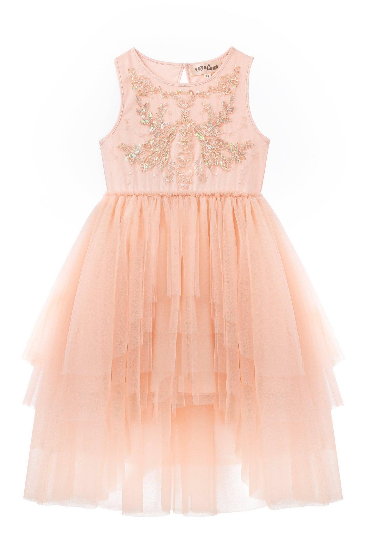 Whimsical Layered Tulle Toddler Dress