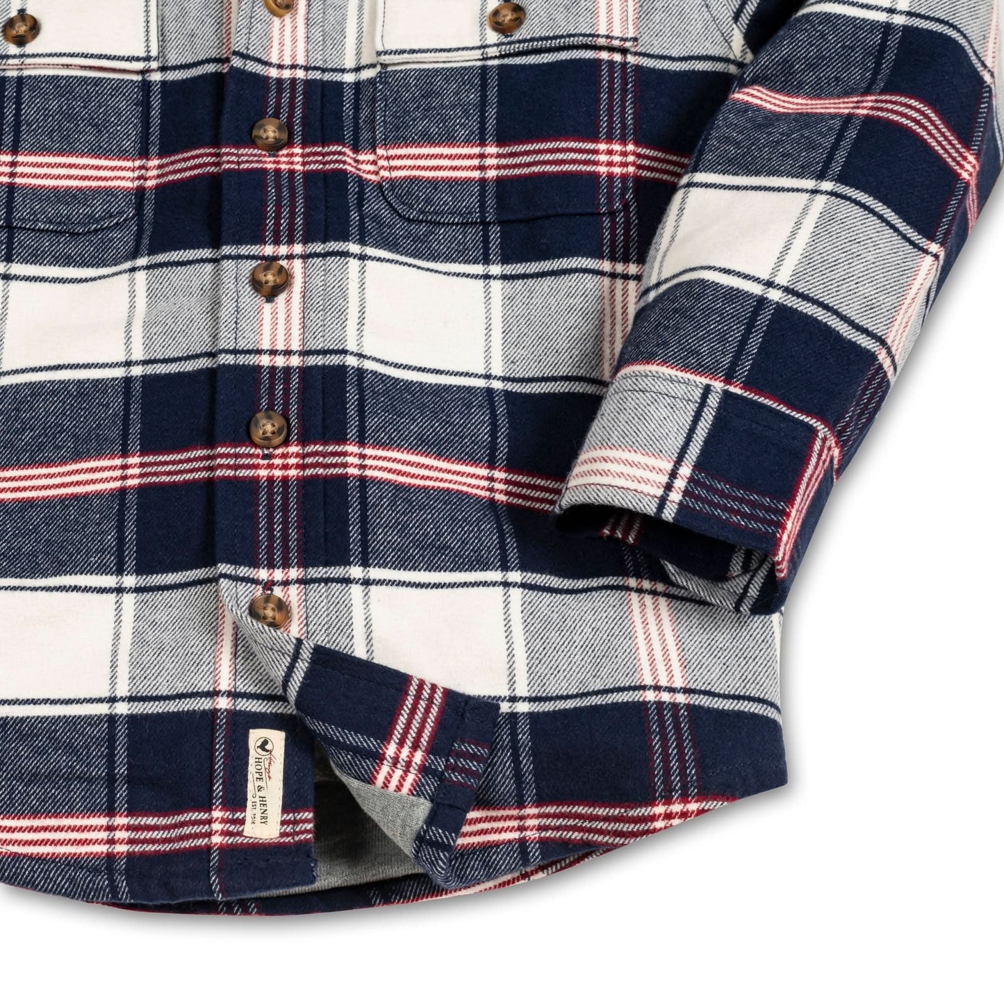 Hooded Flannel Shirt Jacket