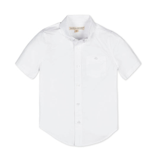 Organic Stretch Poplin Short Sleeve Shirt