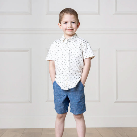 Organic Chambray Organic Short - Baby