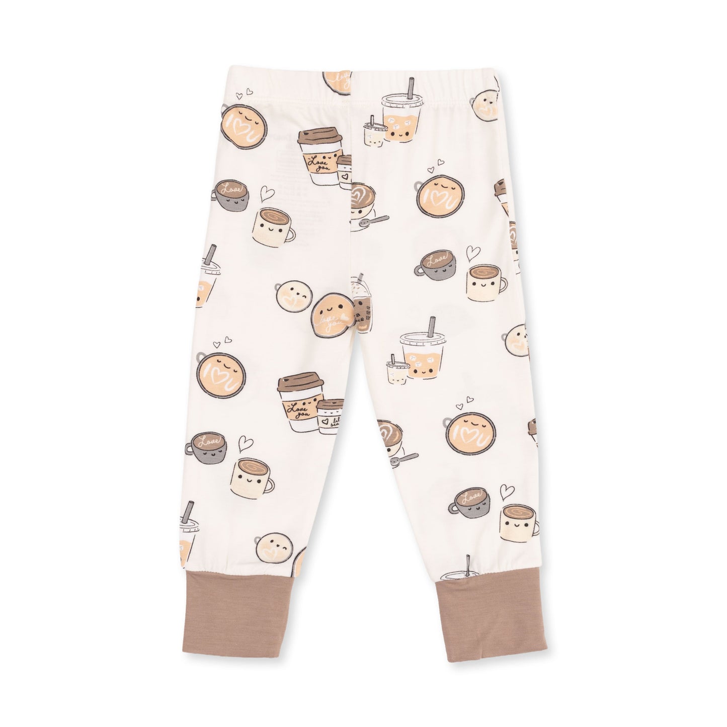 Love You A Latte - Short Sleeve Loungewear Set