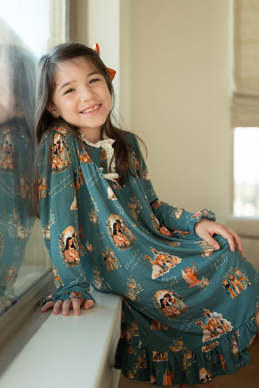 O’ Holy Night Christmas Morning Gown