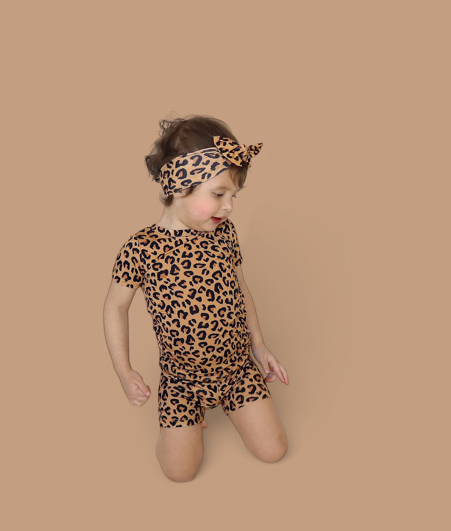 LEOPARD DREAM SHORT SET