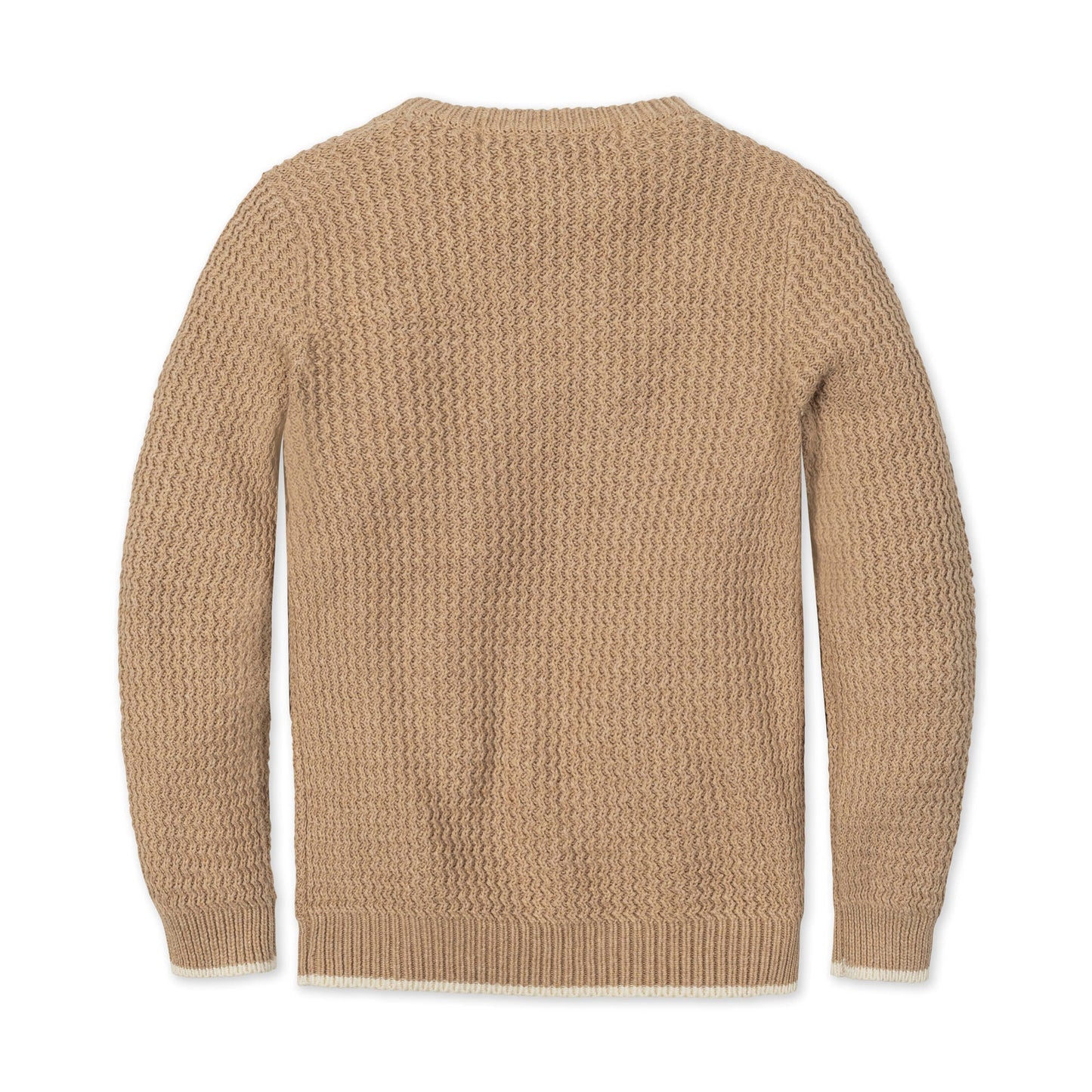 Organic Crewneck Sweater with Buttons