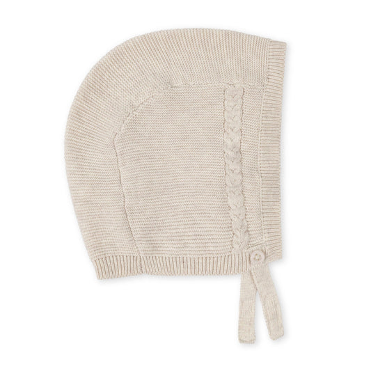 Organic Sweater Bonnet and Bootie Set
