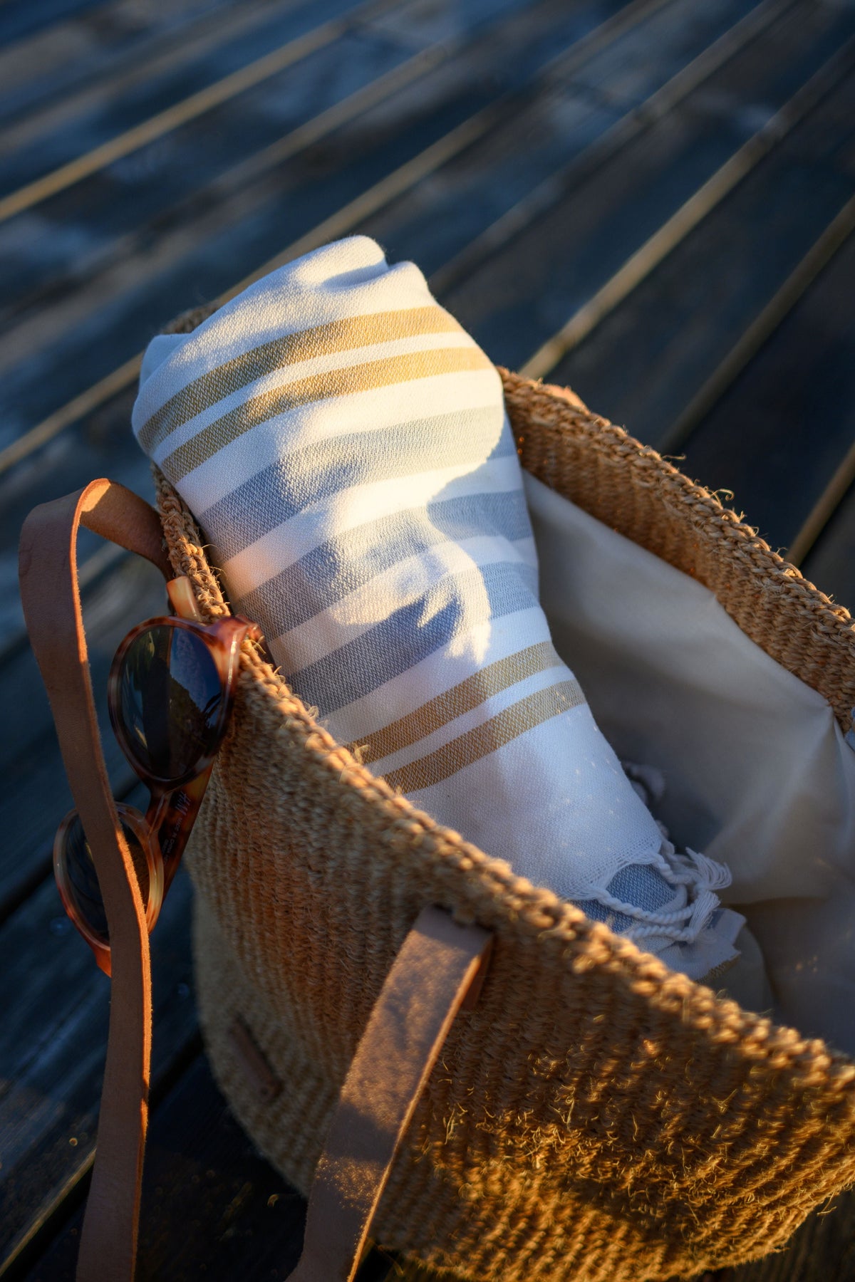 Others Handloom Towel Blue/Yellow