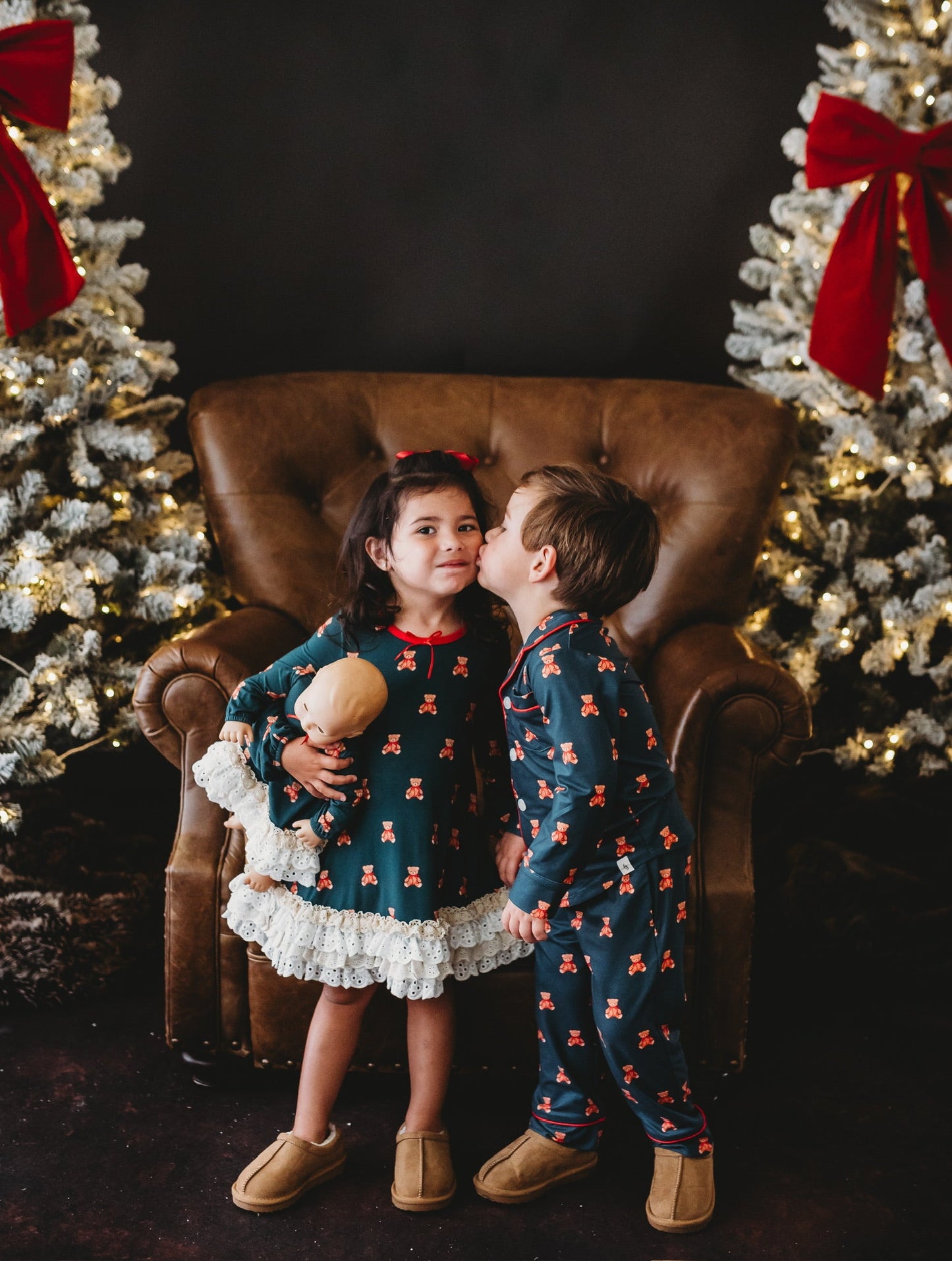 *PREORDER* Beary Merry Gown and Bloomers