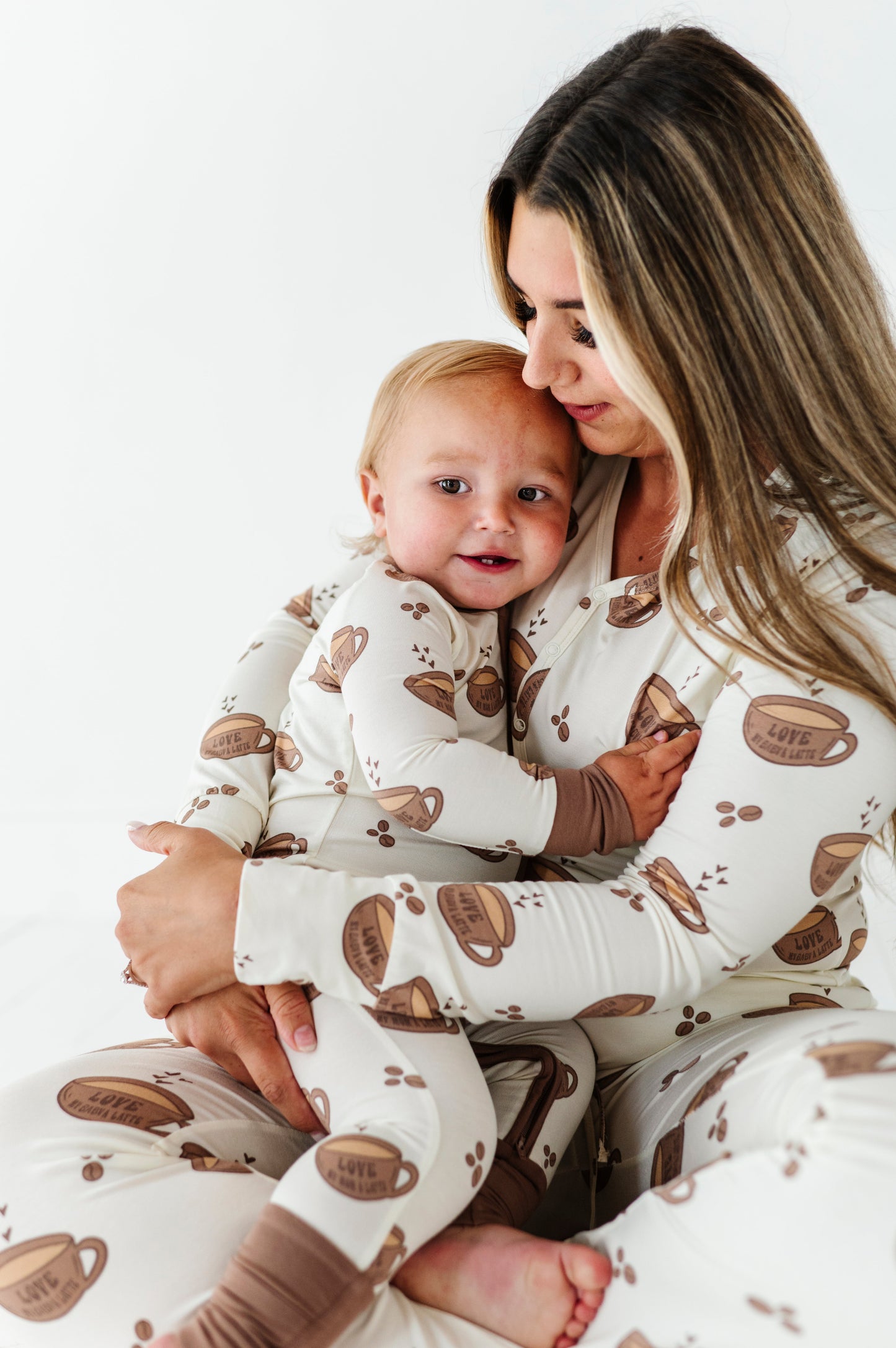 WOMENS LOVE MY BABY A LATTE BAMBOO