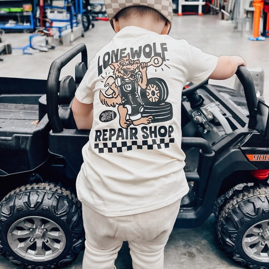 Lone Wolf Garage-Graphic Bamboo Tee