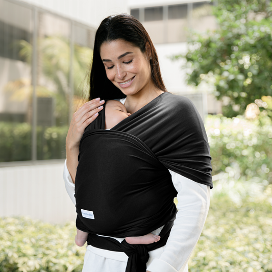 Baby Wrap Carrier in Black