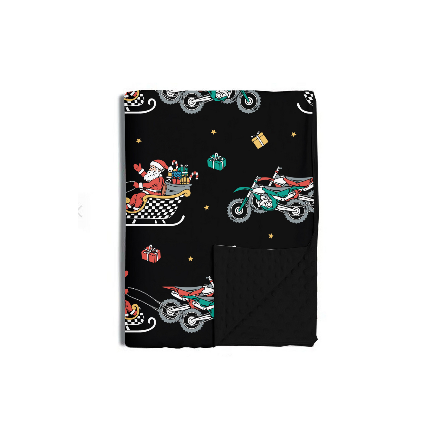 Santas Speedy Sleigh Blanket / Baby *PREORDER - SHIPPING OUT BETWEEN NOV 24 - DEC 6*