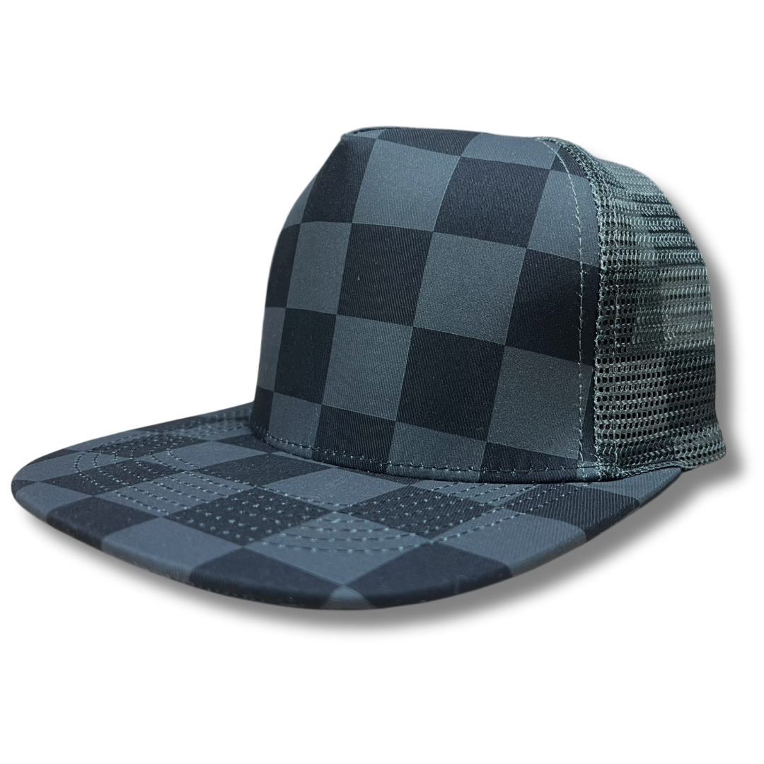 Stealth Checker Snapback Hat