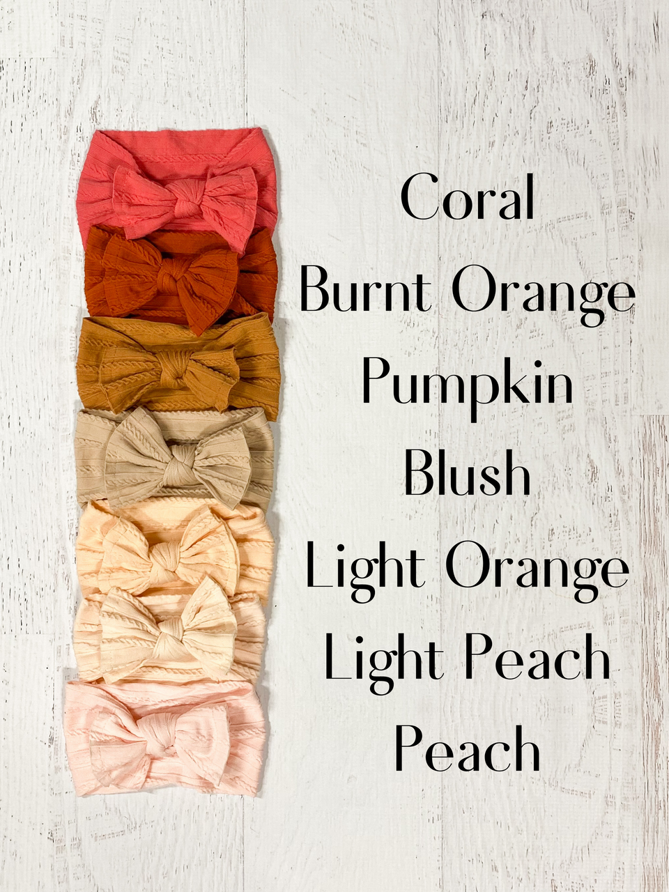 Cable Knit Bow Headbands