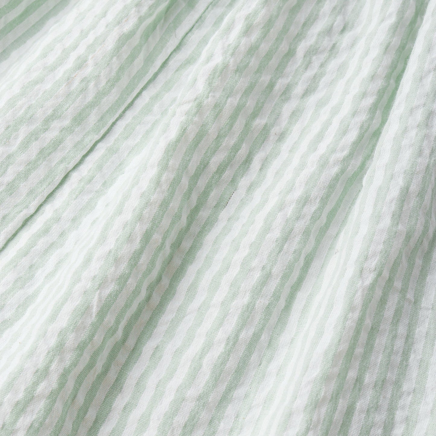 Organic Shirt & Shorts Set - Basil Stripes
