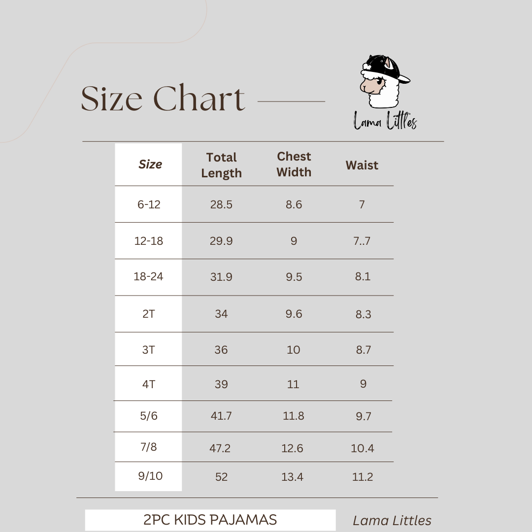 Animals 2pc Long Sleeve Pajamas