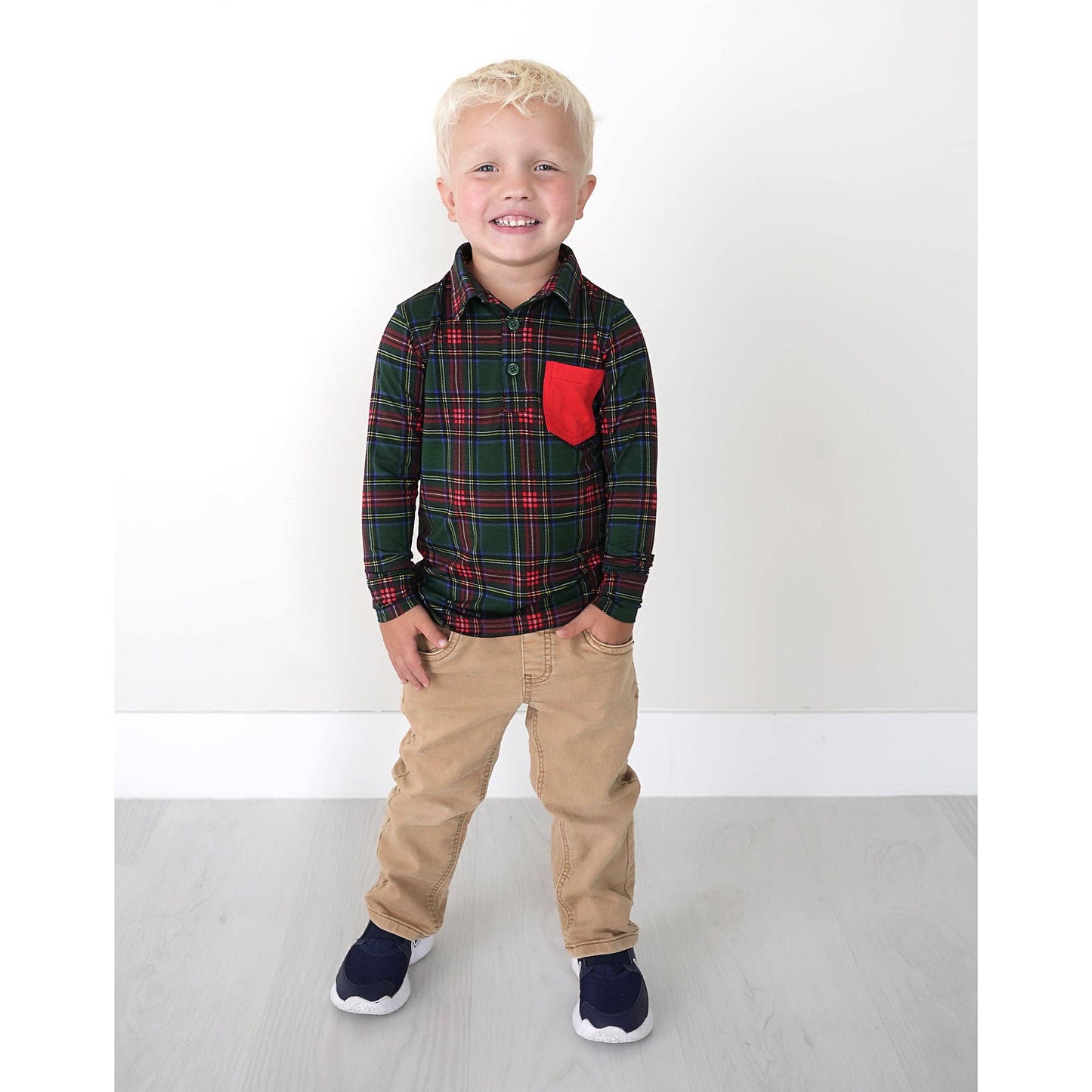 Tartan LS Polo
