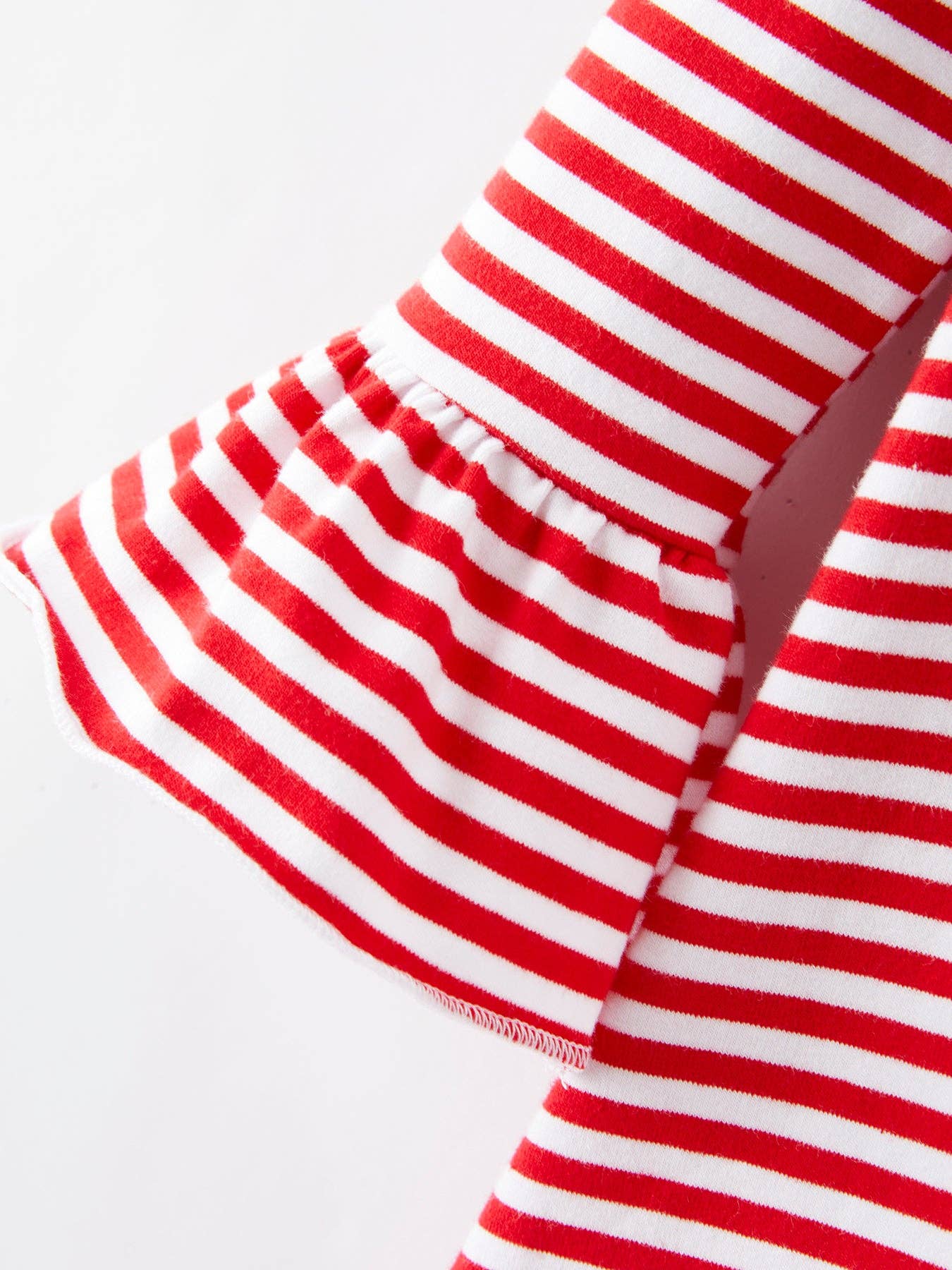 Christmas Tree Print Striped Dress