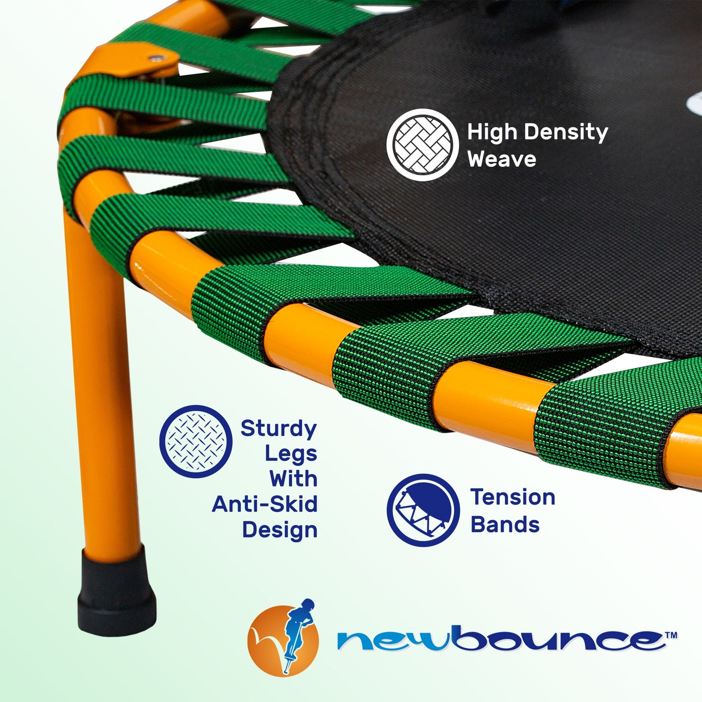 36" Mini Trampoline with Handlebar