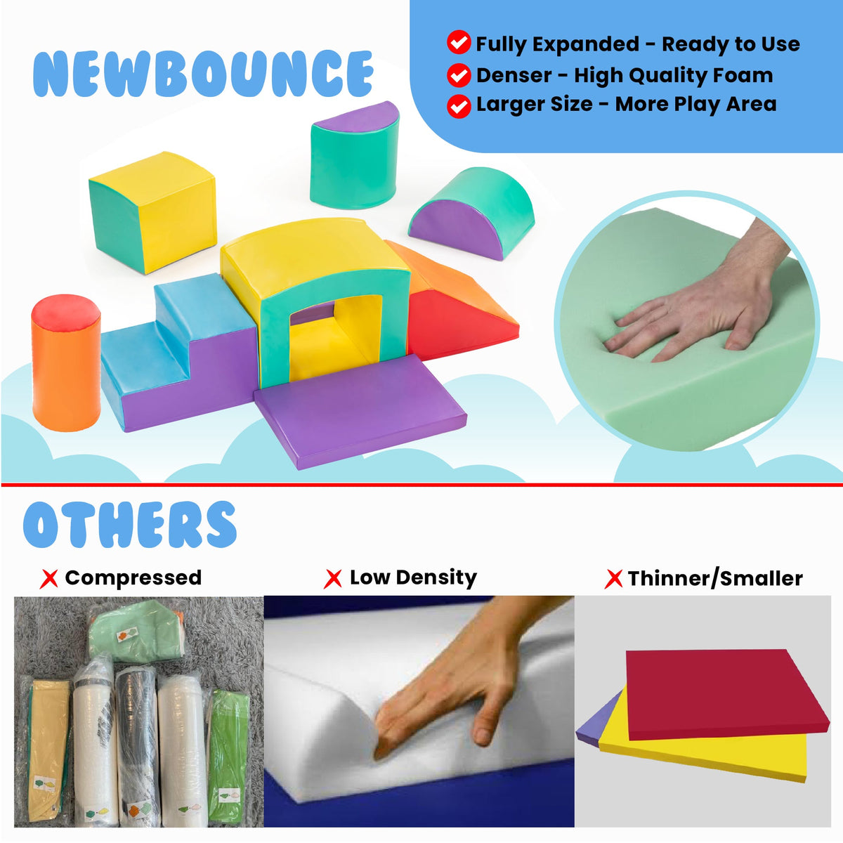 Super Deluxe Soft Play Set - 9 Pc Set