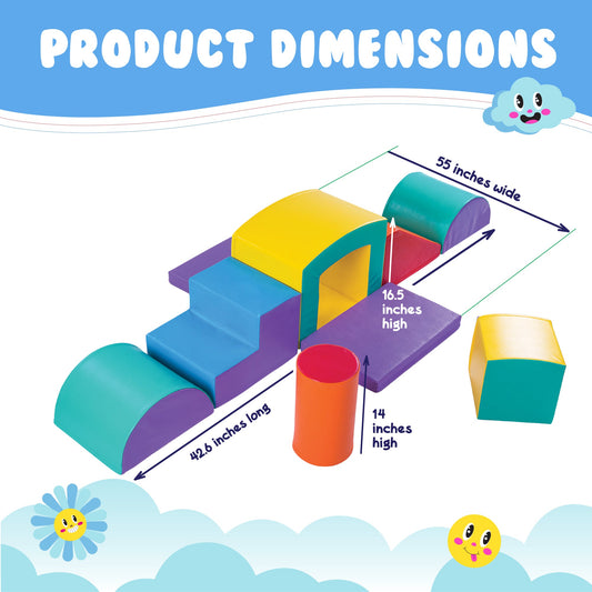 Super Deluxe Soft Play Set - 9 Pc Set