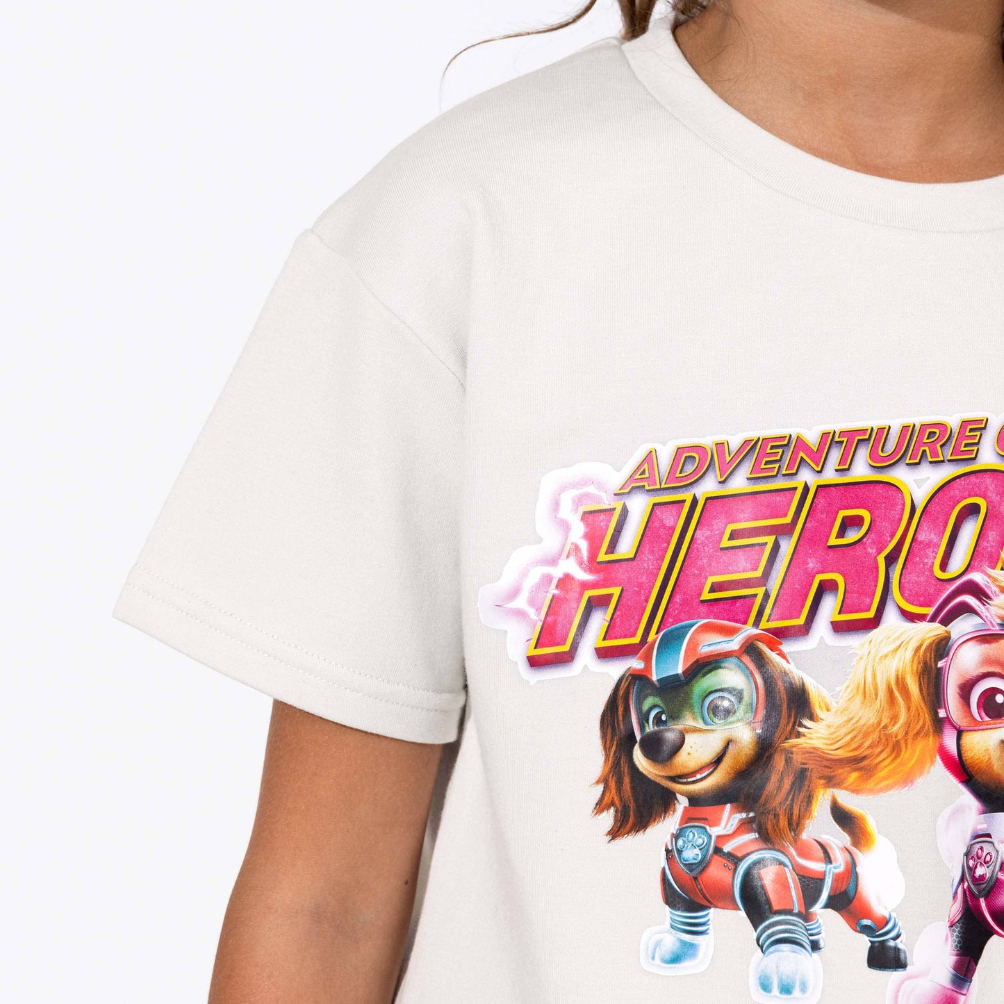 PAW Patrol Mighty Movie Girl Pups Bone Bamboo Kids T-Shirt