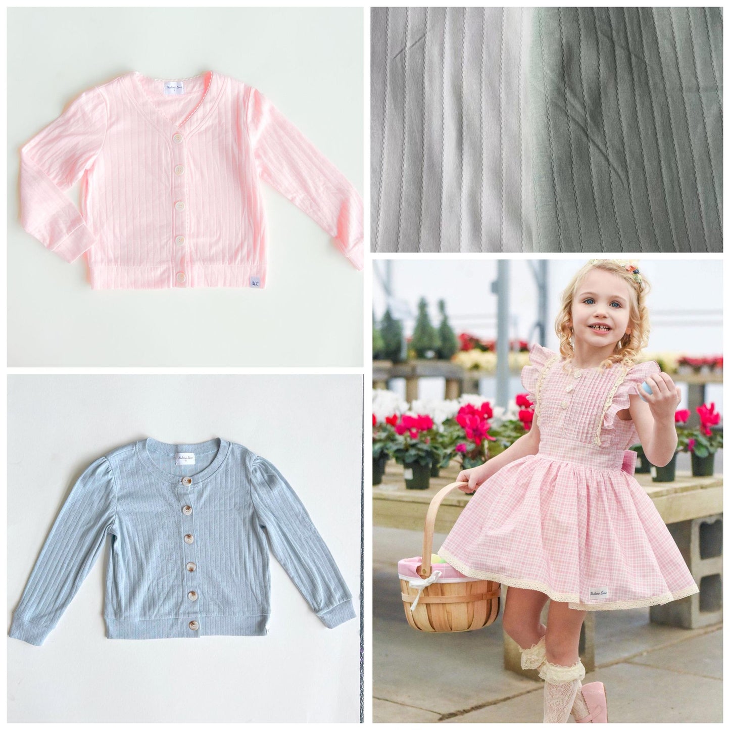 Pointelle Stripes cardigans- 6 colors