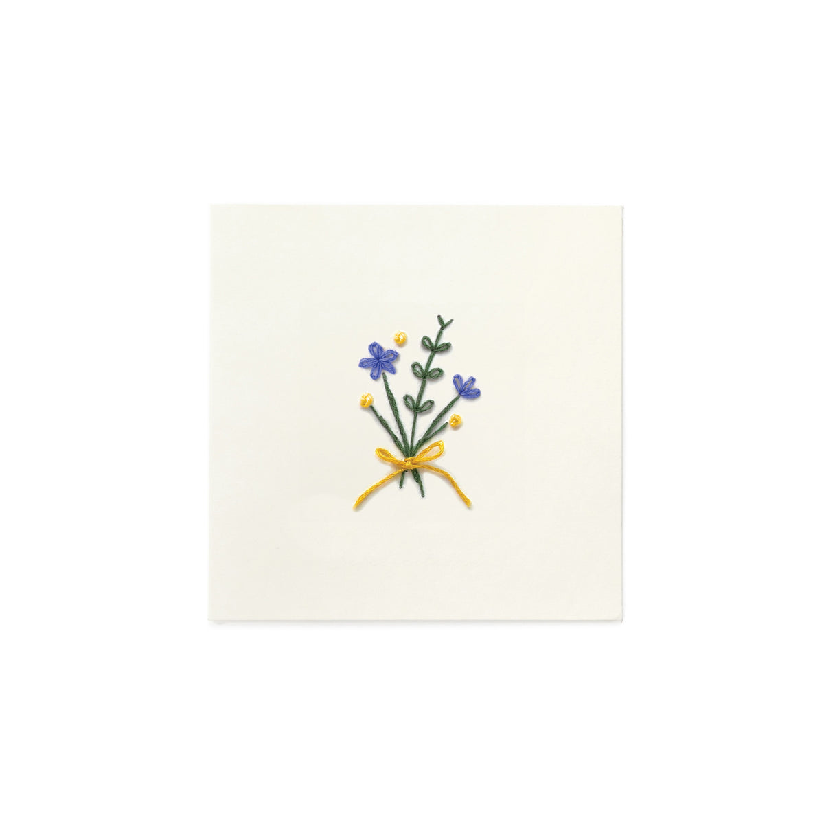 Others Embroidered Card - Floral
