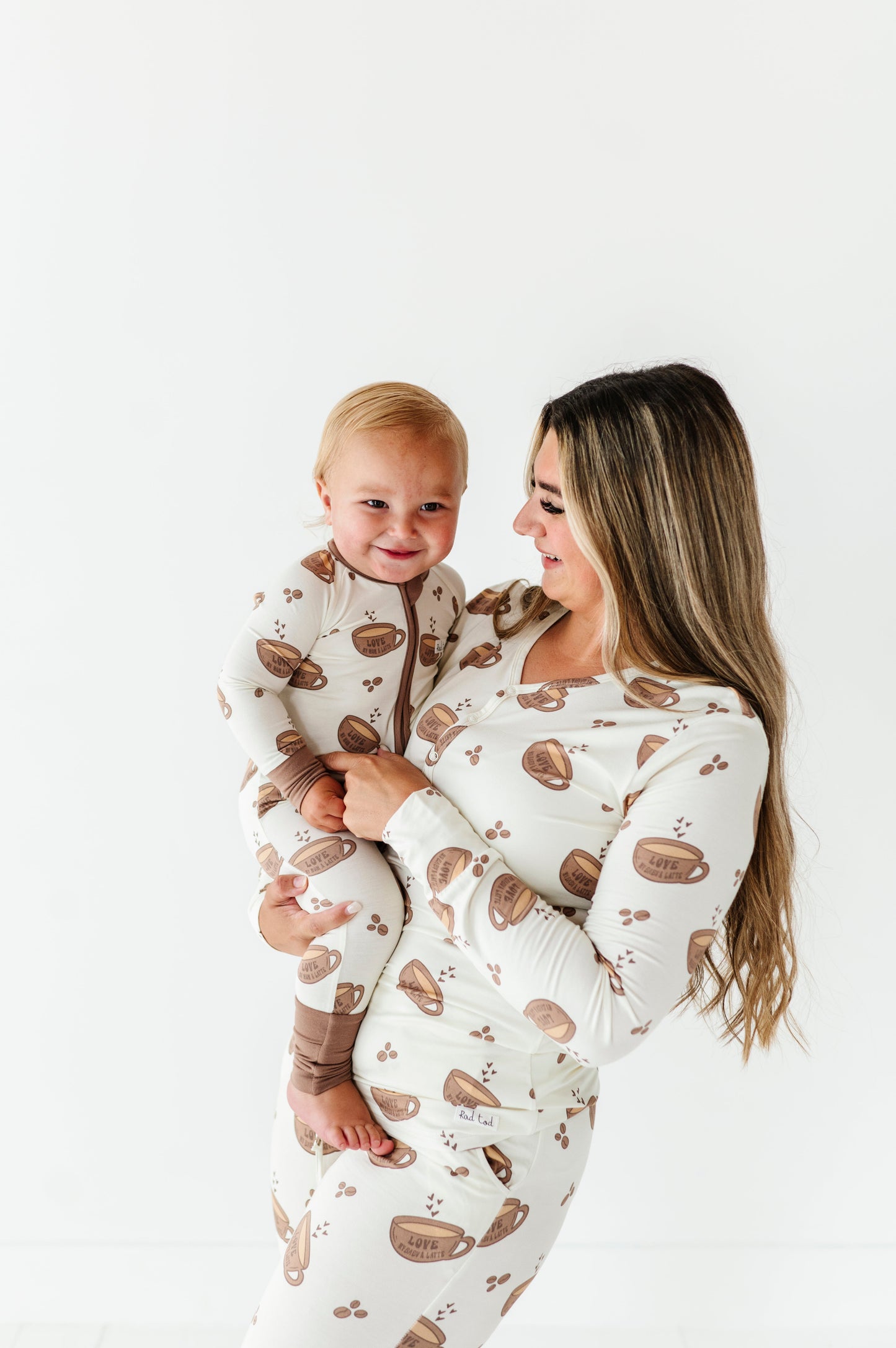 WOMENS LOVE MY BABY A LATTE BAMBOO