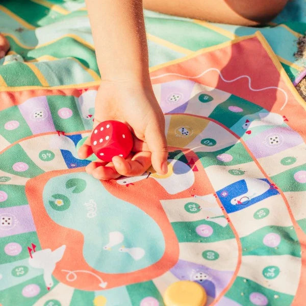 Quut Travel Games – Snakes & Ladders & Game of the Goose for Kids