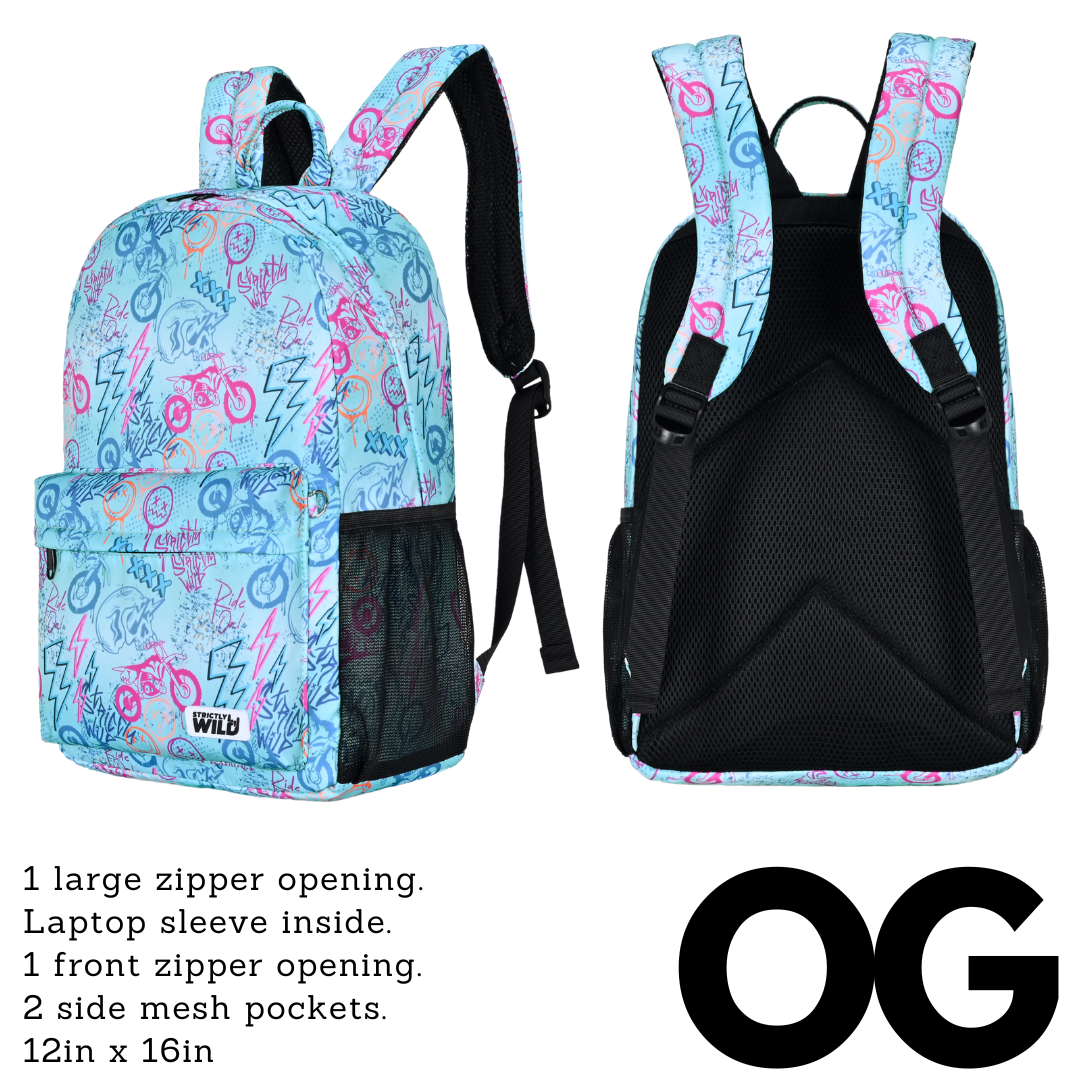 Cotton Candy Moto Bags