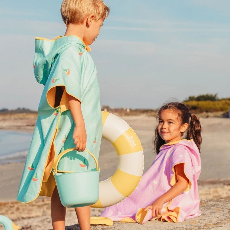 Beach Poncho – Quick-Drying Microfiber Kids Towel