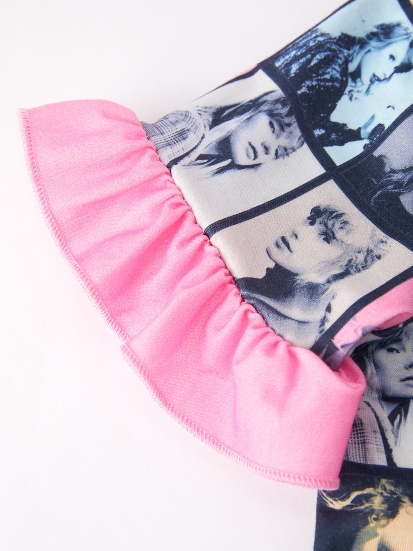 Black TS Lapel Button Short Sleeve Shorts Ruffle Pajama Set