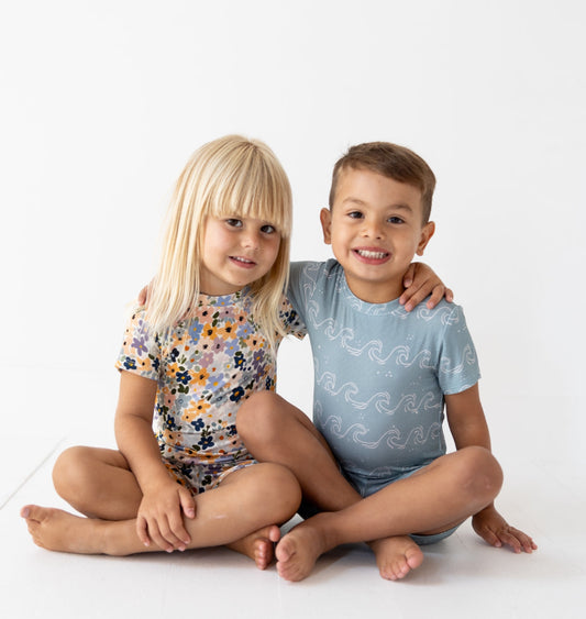 MAKE WAVES | TWO PIECE SHORT SET