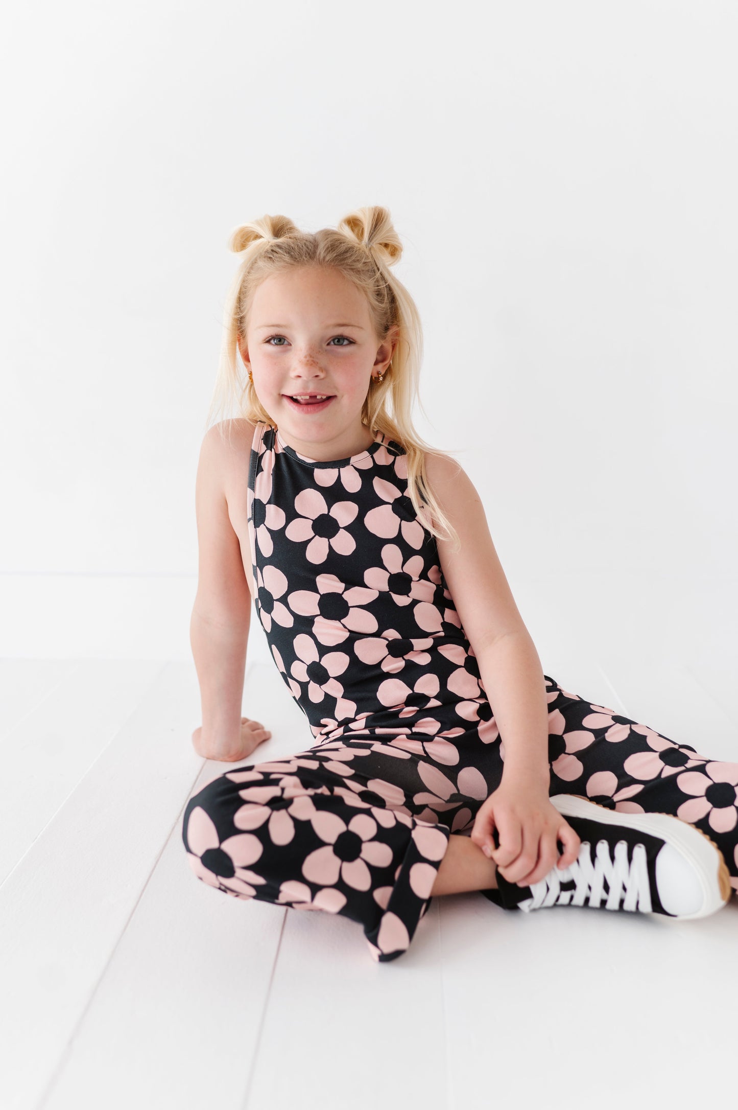 Retro Daisy | Twist Back Romper