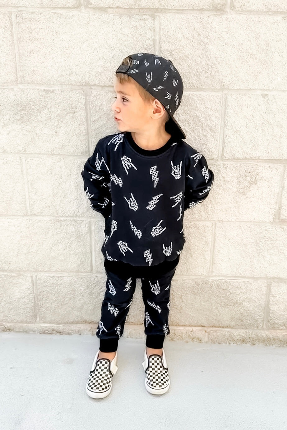 Bolted Bones Sweat Set