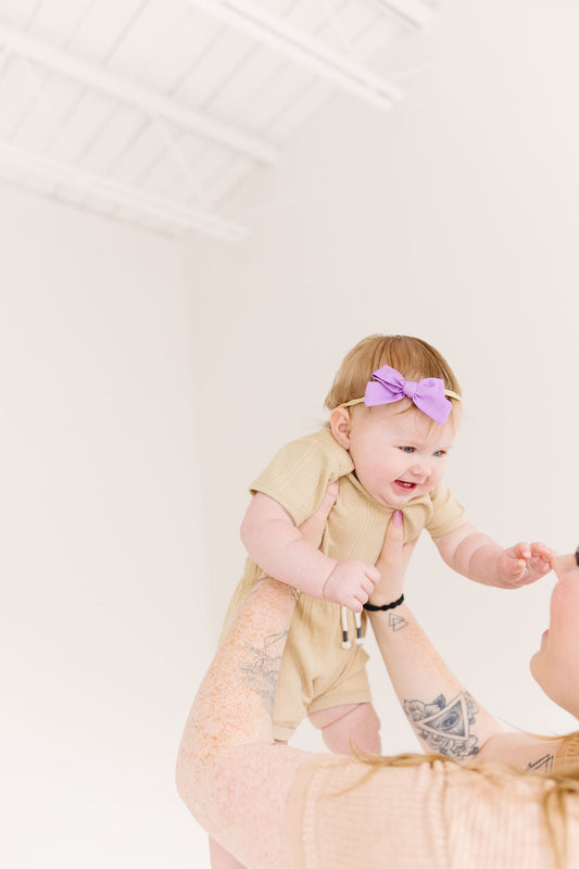 Red Mini Pinwheel Bow