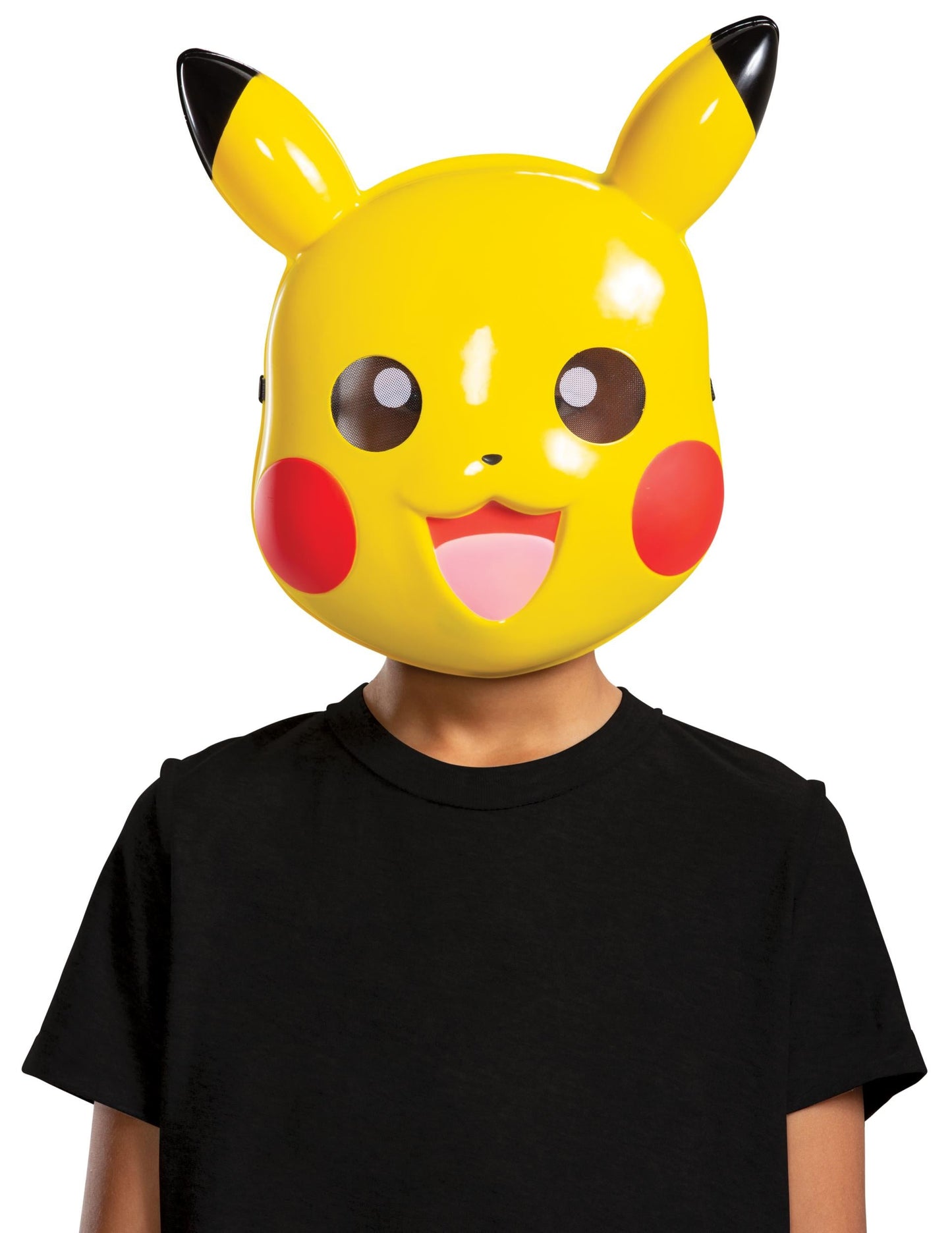 Pokeman Pikachu Plastic Costume Mask - Child Size