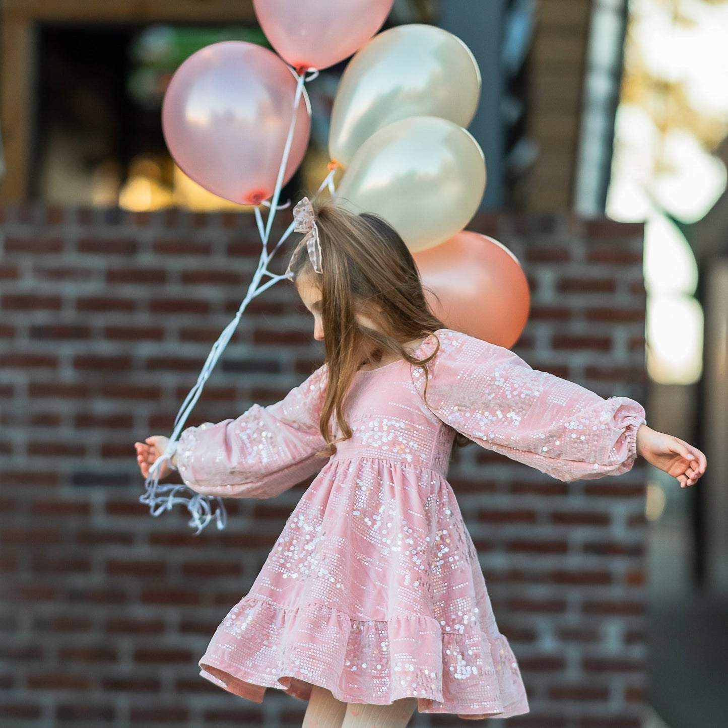 Pink Velvet Celebration Dress