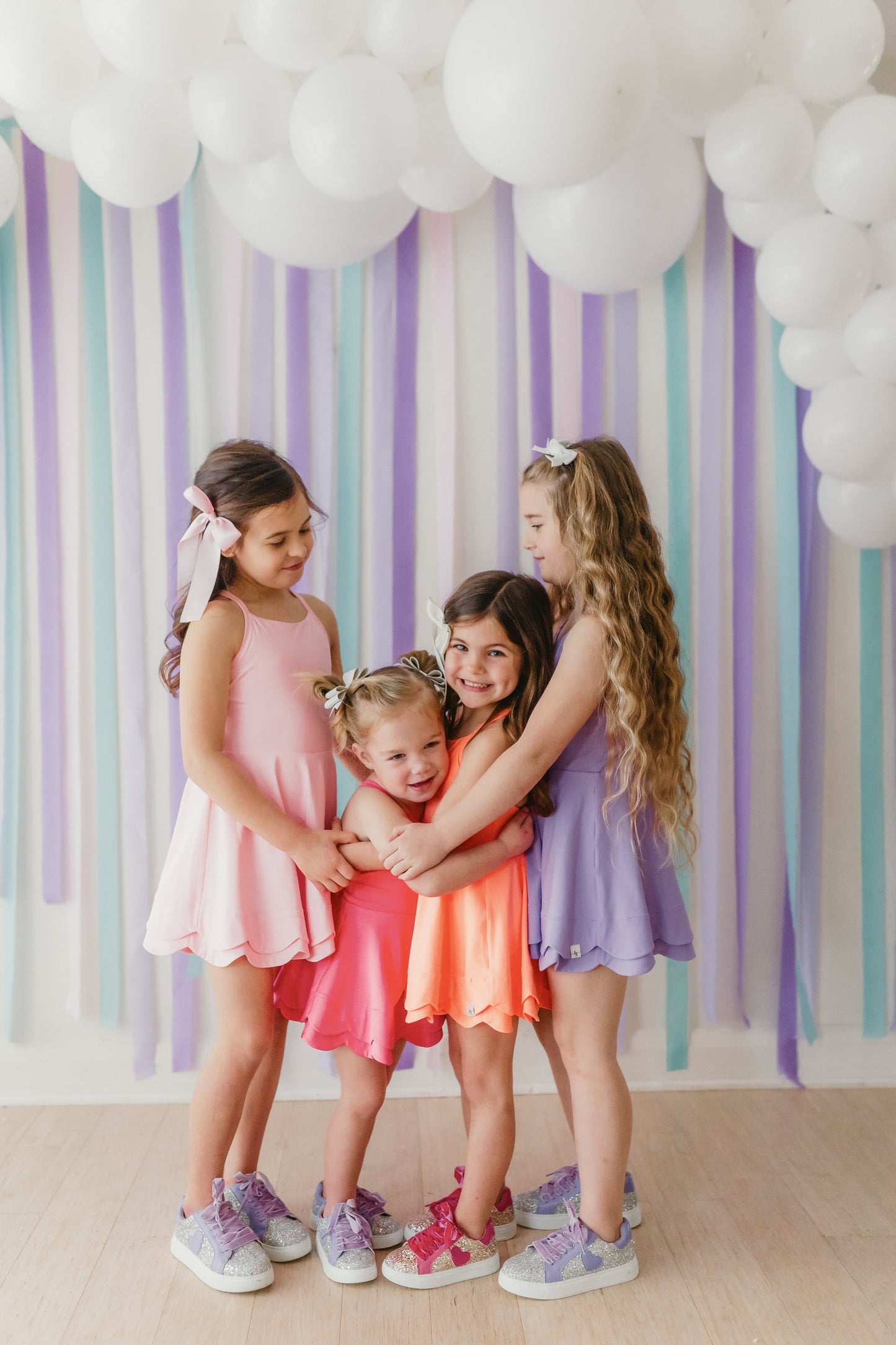 Scallop Athleisure Dress