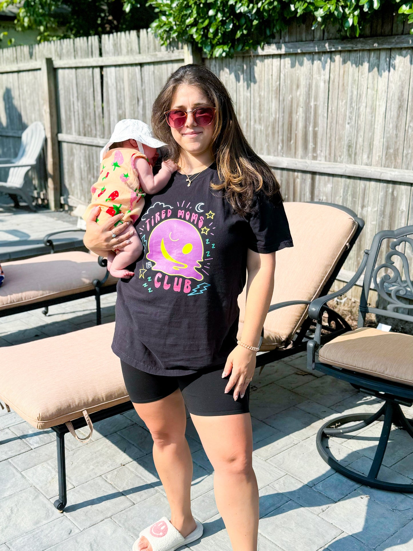 “Tired Moms Club” Adult Graphic Tee