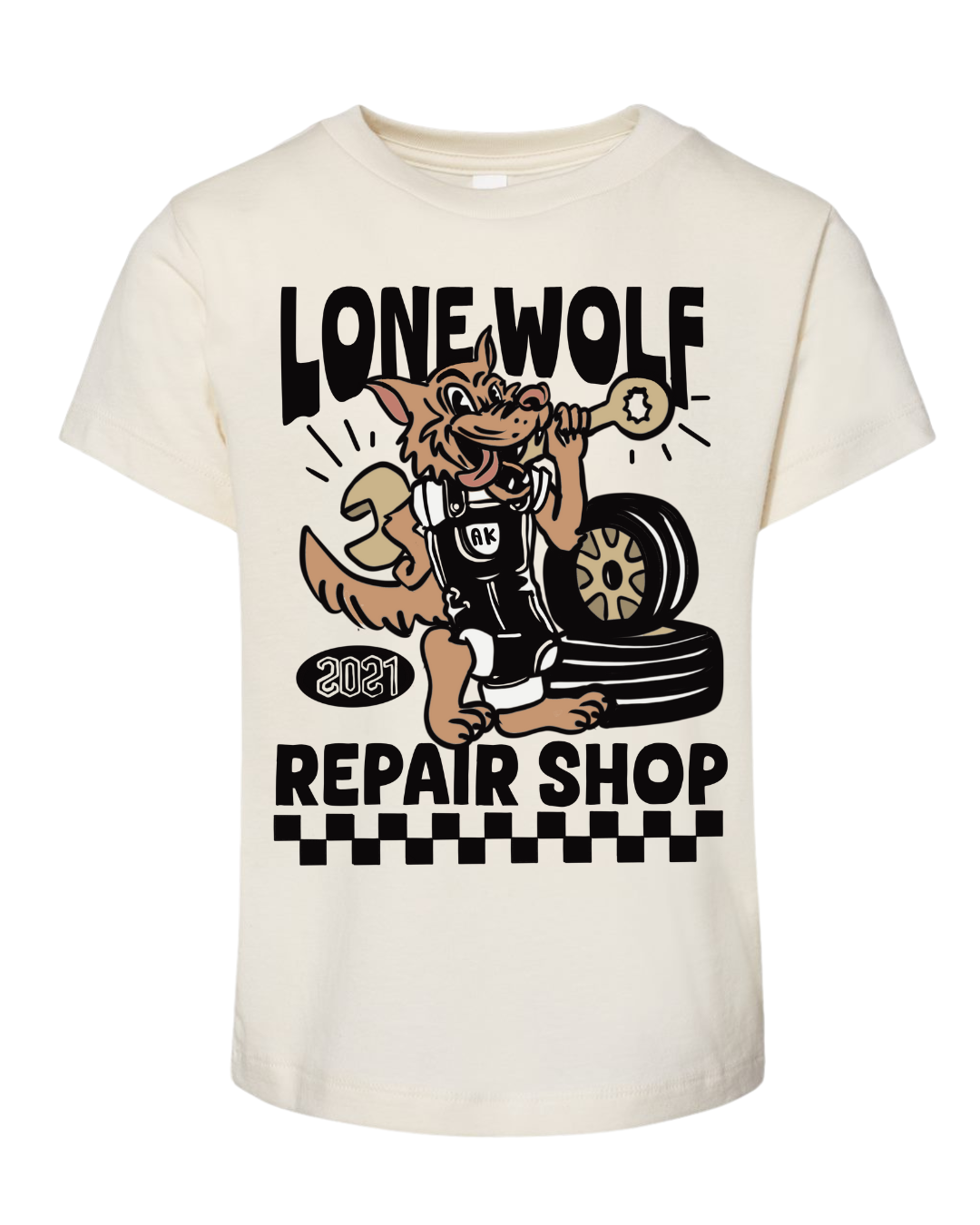 Lone Wolf Garage-Graphic Bamboo Tee