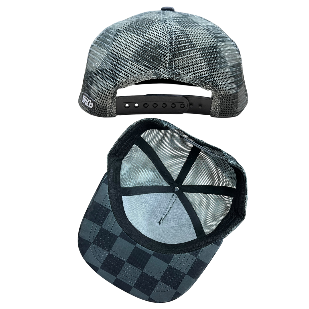 Stealth Checker Snapback Hat