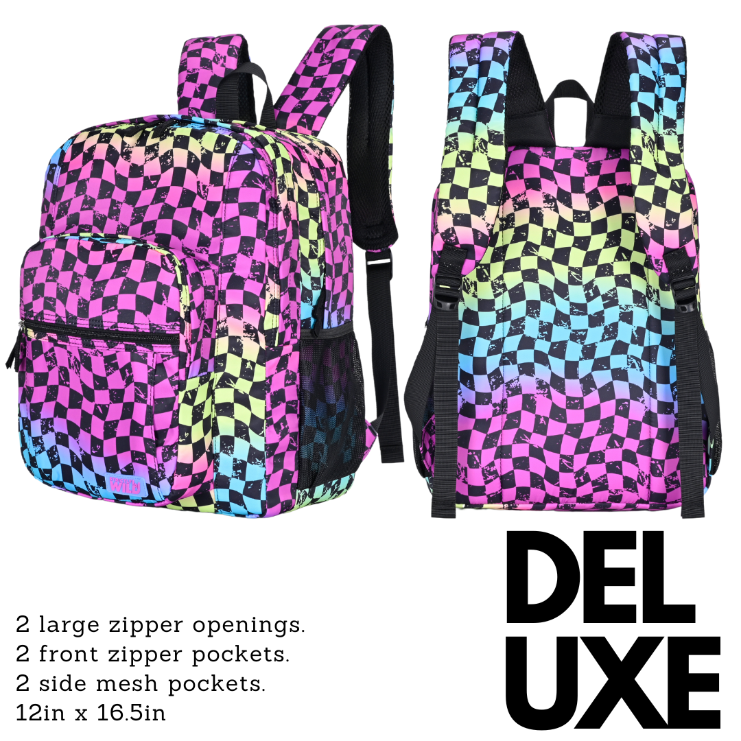 Rainbow Checker Bags