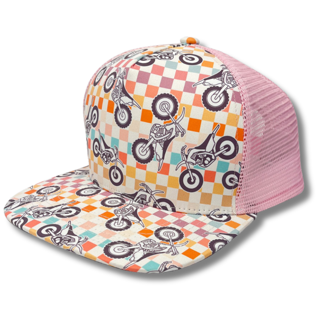 Checkered Chick Snapback Hat