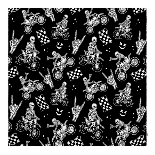 Bikes N Bones Blanket / Large *PREORDER - BEGIN SHIPPING NOV 14 - 21*