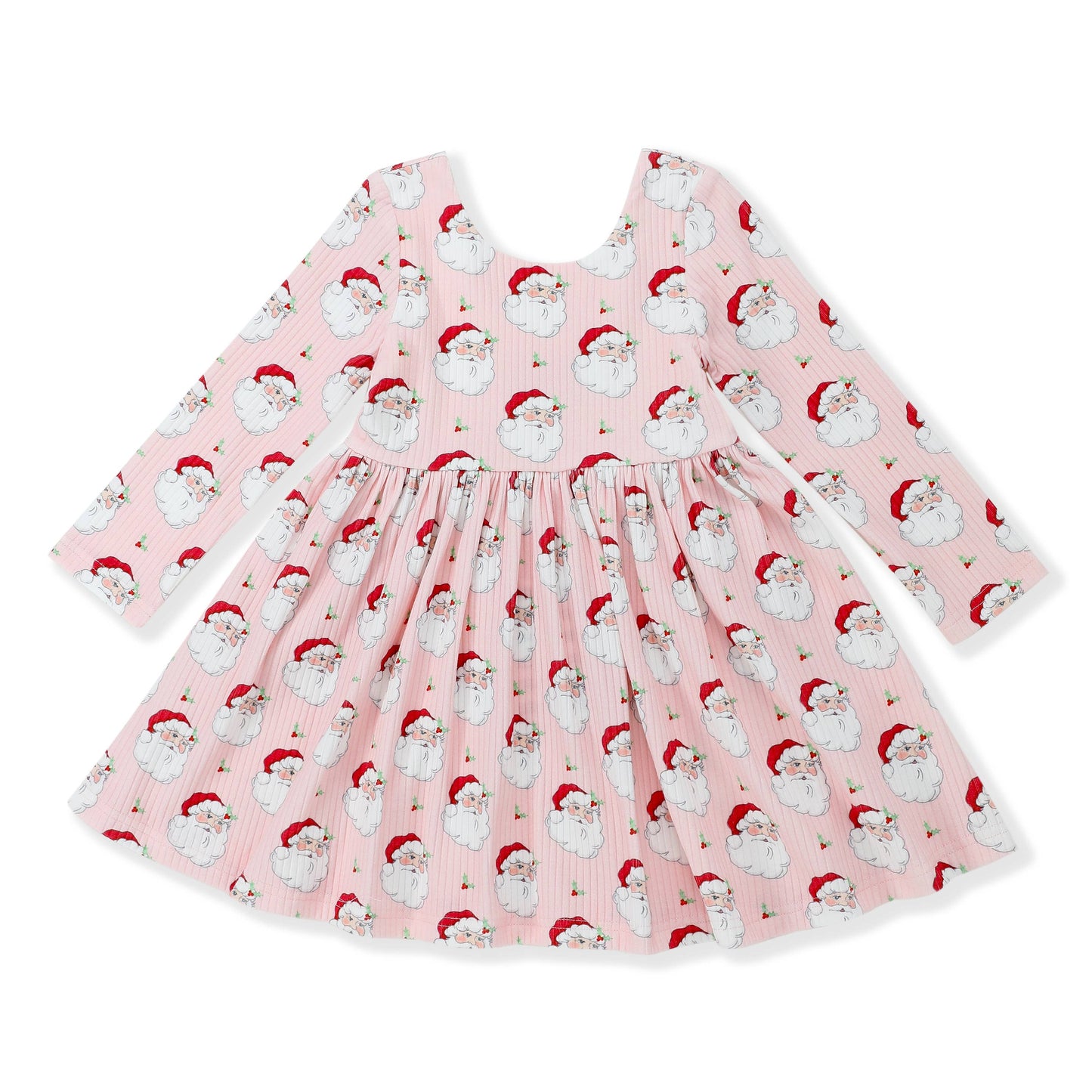HOLLY JOLLY RIBBED DRESS