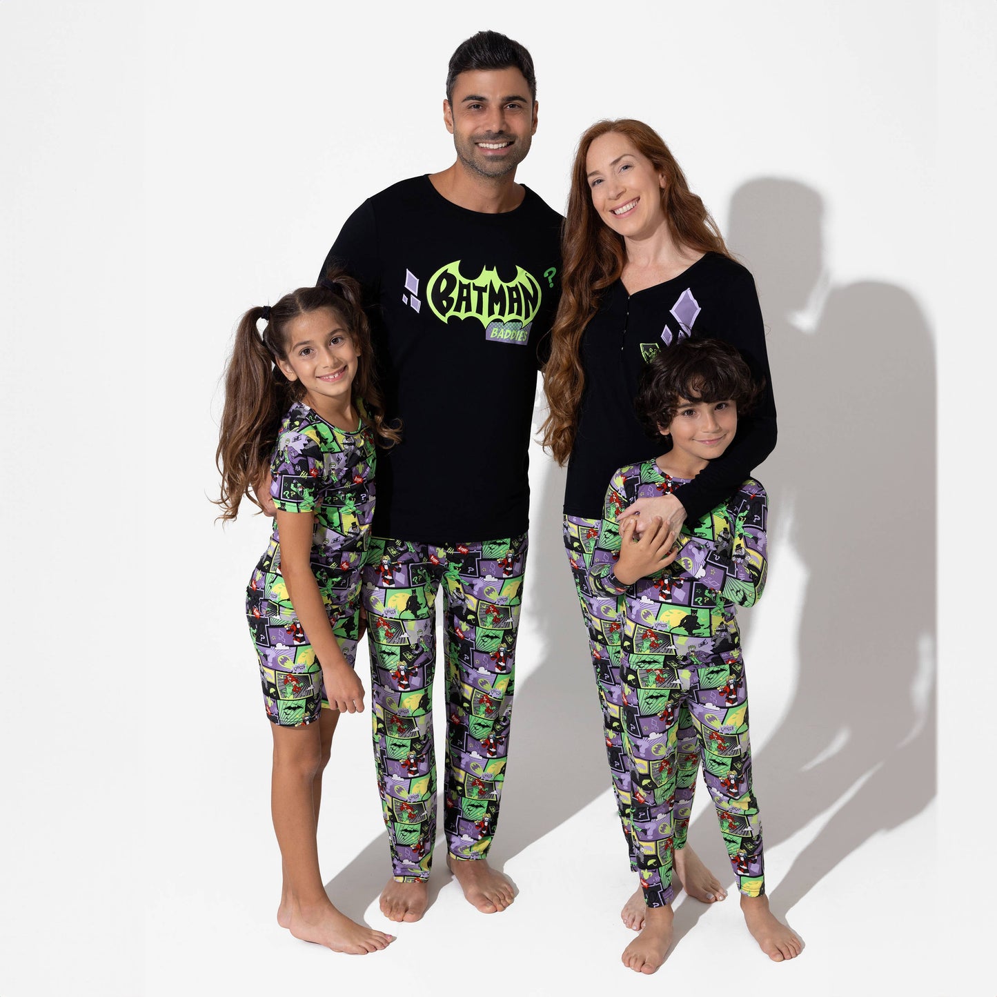 Batman Baddies Bamboo Kids Pajama Short Set