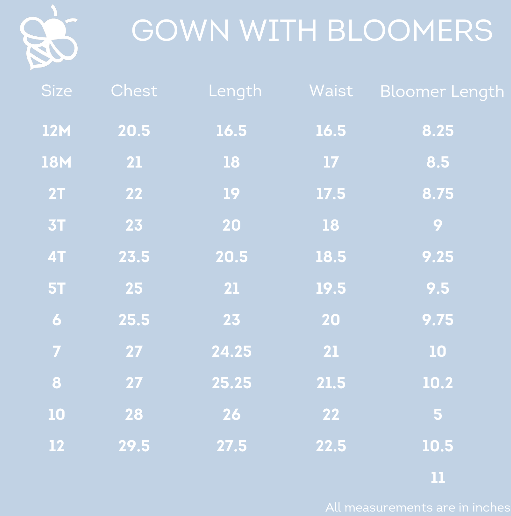 Quilted Gingerbread Gown & Bloomers